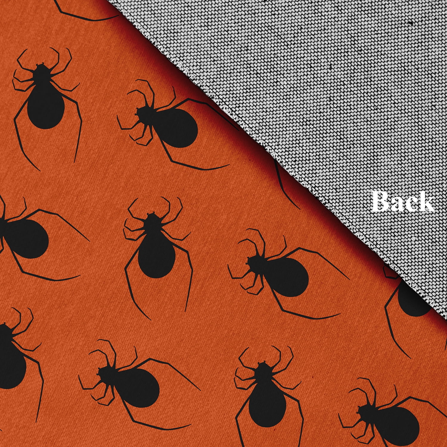 Simply Daisy Spider Pattern Sienna Halloween Chenille Area Rug, 3' x 5'