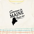 thumbnail image 4 of Inktastic Someone in Maine Loves Me Girls Baby Dress, 4 of 5