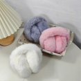 thumbnail image 4 of Solid Color Elastic Non-slip Cute Unisex Earmuffs Winter Soft Thickened Plush Headband Ear Warmer, 4 of 4