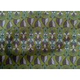 thumbnail image 4 of oneOone Cotton Cambric Fabric Leaves & Floral Block Printed Craft Fabric BTY 56 Inch Wide, 4 of 4