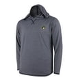 thumbnail image 2 of Men's  Navy Milwaukee Brewers Butter Stripe Tri-Blend Long Sleeve Hoodie T-Shirt, 2 of 3