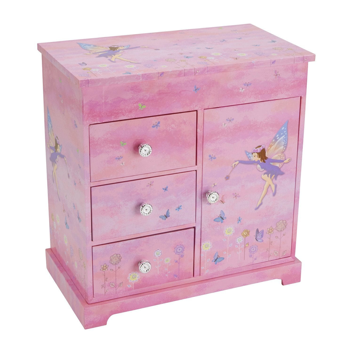 Enchanted Musical Jewelry Box with 3 Drawers main image 1