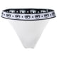 thumbnail image 2 of CHIARA FERRAGNI Tangas para Mujer Pack de 2 - String, Algodón Elástico, Cintura con Logotipo, uni Blanco L (Large), 2 of 3
