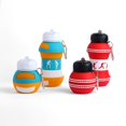 thumbnail image 3 of Vaso de agua para deportes al aire libre, esférico, de silicona, plegable, portátil, a prueba de caídas, a prueba de fugas, para niños, 3 of 4