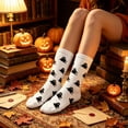 thumbnail image 2 of Miaoju Halloween Socks Men's Gift for Men Cotton Funny Socks Colourful Socks Women's Men's Socks Halloween Gifts, 2 of 6