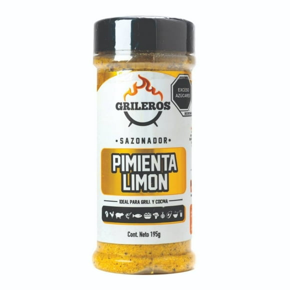 sazonador Grilleros pimienta limon 195 g