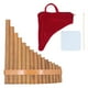 thumbnail image 2 of Instrumento De Flauta De Pan, Tubo De Bambú Profesional, Instrumento De Viento De Madera Con 15 Tubos, Diseño De Llave G Para Puesta En Escena, 2 of 7