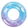 thumbnail image 2 of Swim Ring  Unisex Starry Sky Sequins Life Ring Inflatable Float Seat, 2 of 9