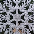 thumbnail image 2 of Polvo De Brillo Copo De Nieve Adornos De Navidad Árbol De Navidad Decoración Fiesta Boda Diy Decoración Del Hogar 12 Piezas 10 Cm Advancent HA041514-03, 2 of 6