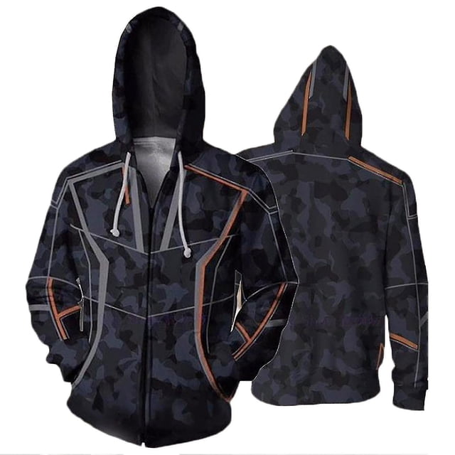 Iron-man Avengers 4 Sudadera con capucha y cremallera Sudadera con capucha Cosplay Tops