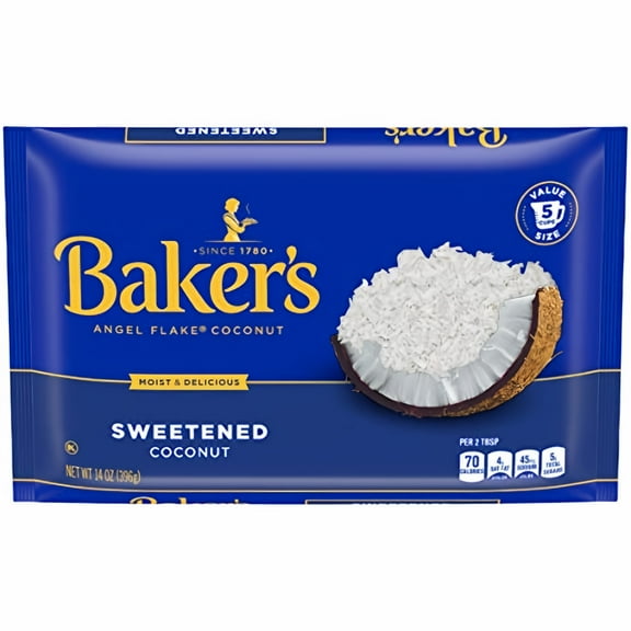 Baker's Angel Flake Sweetened Coconut (Pack of 5)