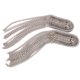 thumbnail image 3 of 1 Par de Piezas de Hombro de de Charretera de Traje de Cadena de Eslabones Larga Plateada Zulema Charretera, 3 of 8