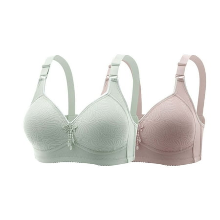 Clearance!Uooqdmx Bras for Women Push Up Bra Bras Full Coverage Underwire Bras Plus Size Bra without Everyday Bra Women s Lingerie  Sleep & Lounge Beige(2PC) F