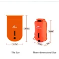 thumbnail image 3 of Naturehike 28L High Visible Safety Swim Buoy - Ultralight Dry Bag for Open Water Swimming Kayaking Snorkeling Diving Fishing, 3 of 9