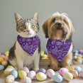 thumbnail image 2 of Dog Bandana 2 Pack,Purple Paisley Pattern Bandanas for Dogs,Cat Bandana,Small/ Large Dog Bandana 2 Size,Dog Bandanas Girl Boy, 2 of 5