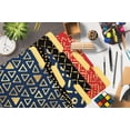 thumbnail image 4 of Decorative File Folders with Gold Foil, 18 Pack, 9 Geometric Designs, Red/Black/Blue Color Theme, Heavyweight, Letter Size (9.5" x 11.5") with 1/3 Cut Tab, Fashion Folders by Better Office Products, 4 of 5