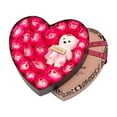 thumbnail image 2 of AURIGATE Romantic Roses Flower Gift Box with Cute Teddy Bear and Tag I Love You Heart-Shaped Artificial Rose Scented Bath Body Petal for Valentines Day,Mother's Day,Birthday Gift, 2 of 6
