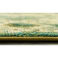 thumbnail image 3 of Unique Loom Oasis Medici Rug Green/Cream 3' 3" x 5' 3" Rectangle Floral Bohemian Perfect For Living Room Bed Room Dining Room Office, 3 of 6