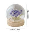 thumbnail image 5 of Yibooy LED Tulip Night Light DIY Material Kit Handmade Flower Lamp Craft (13pcs Purple), 5 of 8