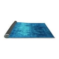 thumbnail image 2 of Ahgly Company Indoor Square Oriental Light Blue Industrial Area Rugs, 5' Square, 2 of 4