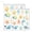 Blue And Yellow Elements, variant on 2-Pack Mesh Laundry Bags Sizes S/M Mesh Zipper Laundry Clothing Wash Bags Cute Sea Animals Set Vector