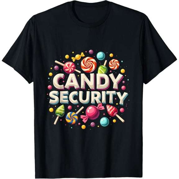 Funny Candy Security Candy Cupcake Adult Candy Land Tee T-Shirt