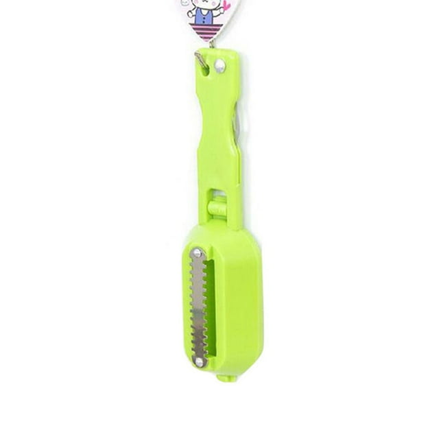 Portable Fish Scales Skin Remover Scaler Fast Cleaning stainless steel scraper ; Fish Skin Stainless Steel Scraper Kitchenware Clean Peeler Tool