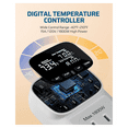 thumbnail image 3 of Digital Temperature Controller,15A/1800W Thermostat Outlet Plug,-40℉-210℉, Cyclic Timing/Countdown,for Incubator US Plug, 3 of 7