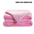 thumbnail image 2 of LAMIRO Throw Blanket Weighted Blankets for Adults Thickened Flannel Lamb Wool Composite Blanket Double Blanket, 2 of 7