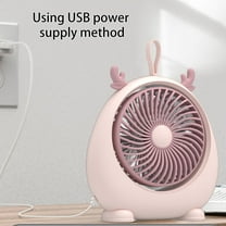 Hwkond Table Fan Desktop Desktop Fan Silent Fan Students Dormitory Office Small Portable Usb Rechargeable Fan on Clearance