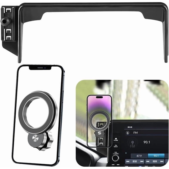 Car Phone Holder for Honda CRV HRV 2023 2024 2025 2026 7/9-inch Screen | CR-V HR-V Accessories Cell Phones Mount Touchscreen Stand Strong Magnetic Compatible with MagSafe for iPhone Samsung