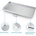 thumbnail image 4 of Professional Griddle for Camp Chef 14” 2 Burner Stove, 32" x14" Flat Top Gas Grill Griddle for Camp Chef SG60, Pro 60X Cooking System and Other Similar Grills, 4 of 7
