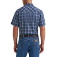 thumbnail image 3 of Wrangler® Men's and Big Men's Regular Fit Short Sleeve Western Shirt, Sizes S-5XL, 3 of 5
