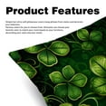 thumbnail image 2 of Saint Patrick's Day Chair Pillow Covers Set with Unique Patterns for Bed and Throw Pillows - Sizes 16x16, 18x18, 20x20 Inches for Various Occasions - Set of 2 Items, 2 of 6