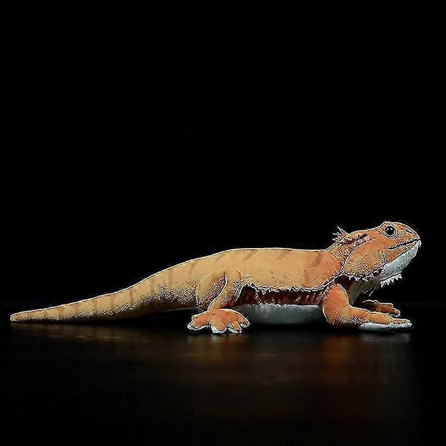46cm Simulation Pogona Vitticeps Lguana Lizard Cute Realistic Stuffed Plush Toy Soft Agamidae Animals Doll Model For Kids Gifts Tw