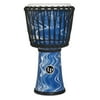 LP World 10 inch Rope Tuned Circle Djembe Blue Marble