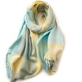 thumbnail image 1 of Bufanda de tacto de cachemira suave de invierno a cuadros de tartán suave a la moda a cuadros escoceses regalo multicolor para hombres y mujeres(Azul - Amarillo)(180 * 65cm), 1 of 5