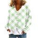 thumbnail image 2 of Chaqueta informal de manga larga sin capucha para mujer, cárdigan estampado a la moda, chaqueta informal de moda, camiseta de manga larga con cuello en V, chaqueta informal de manga larga con capucha,, 2 of 5