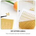 thumbnail image 3 of Miangastore Self-Adhesive Letter Sticker White Pvc 7 Sheets 8.9x4.2x0.04In, 3 of 8