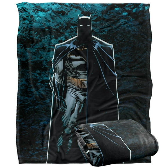 Batman Blanket, 50x60, Batman Batcave Silhouette Silky Touch Super Soft Throw Blanket