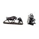 thumbnail image 5 of Escultura Moderna De Feng Shui De Toro, Oso, Vaca, Ganado, Animal, Estatua De Cámara De Resina, Obra De Arte Decorativa única Para Escritorios, Armarios, Bares, Regalos Familiares., 5 of 8
