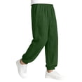 thumbnail image 5 of ATOGUTA Pants For Boys Elastic Waist Jogger Sweatpants Kids Teens Running Athletic Pants with Pockets Size 4T-15, Army Green, 5 of 5