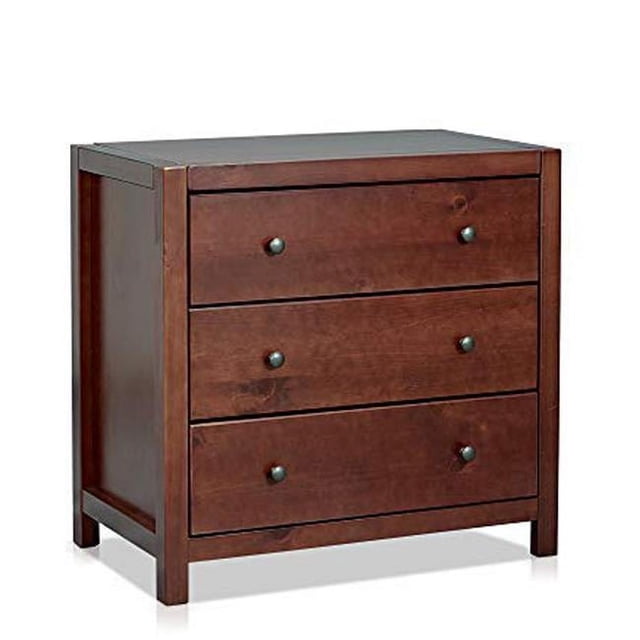 Benzara BM203368 Commode en Bois de Style Transitionnel avec Jambes Droites Robustes&44; Marron