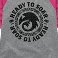 thumbnail image 3 of How to Train Your Dragon - Ready To Soar - Toddler & Youth Girls Raglan Graphic T-Shirt, 3 of 5