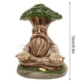 thumbnail image 2 of Cateissary Estatuilla de resina para decoración de jardín, estatua de árbol, suministros para el hogar, mano de obra fina, calcomanía para Decoración del hogar Talla de disco, 2 of 6