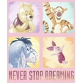 thumbnail image 2 of Girl's Winnie the Pooh Never Stop Dreaming  Graphic Tee Light Pink Small, 2 of 4