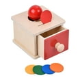 thumbnail image 1 of Juguete De Caída De Bola De Desarrollo Montessori Juguetes Sensoriales Juguete De Inteligencia CUTICAT juguetes de cajas a juego de forma, 1 of 8