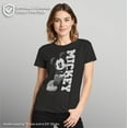 thumbnail image 2 of Women's Mickey & Friends Black and White Mickey Mouse  Graphic Tee Black Small, 2 of 9
