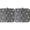 thumbnail image 2 of Standard Hinge, 4 Inches, 5/8" Radius Corner, 2-Pack, Vintage Bronze by Stone Harbor Hardware, 2 of 2