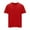 Red, variant on Plus Size Cotton T-Shirts for Men Summer Casual Gym Running Active Workout Shirts Oversize Crewneck Tees